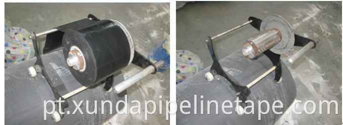 Máquina de revestimento de tubo manual de fita de polietileno para sistemas de proteção anti -corrosão de pipeline 0